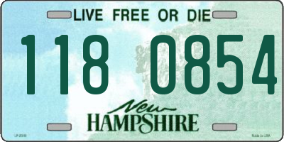 NH license plate 1180854