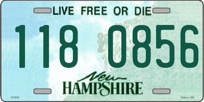 NH license plate 1180856