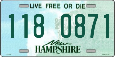 NH license plate 1180871