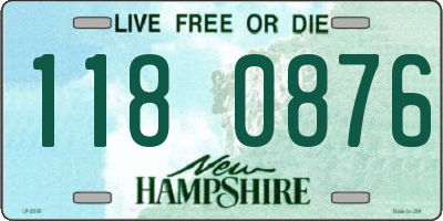 NH license plate 1180876