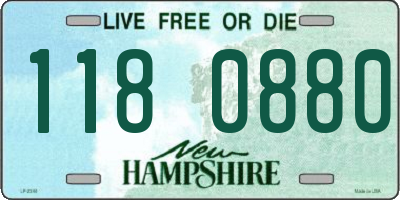 NH license plate 1180880