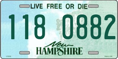 NH license plate 1180882