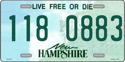 NH license plate 1180883