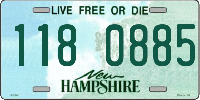 NH license plate 1180885