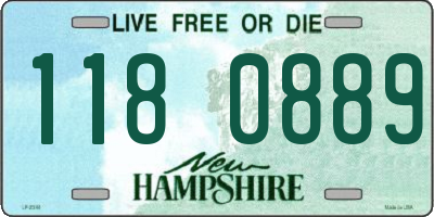 NH license plate 1180889