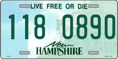 NH license plate 1180890