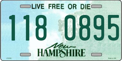 NH license plate 1180895