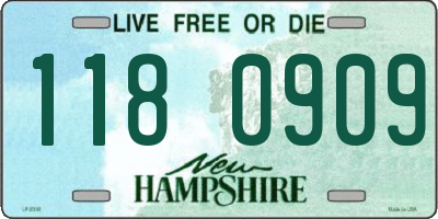 NH license plate 1180909