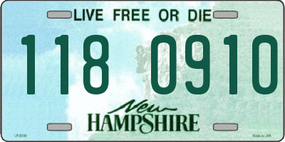 NH license plate 1180910