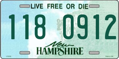 NH license plate 1180912