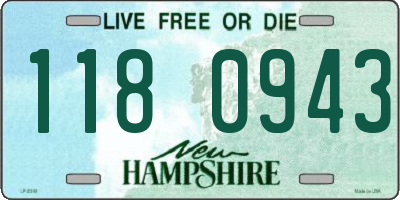 NH license plate 1180943