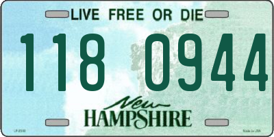 NH license plate 1180944