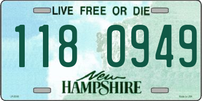 NH license plate 1180949