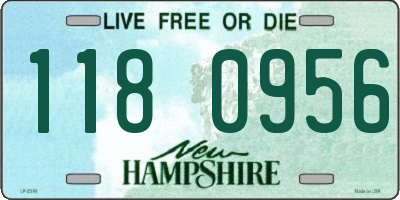 NH license plate 1180956