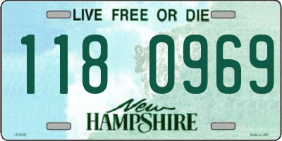NH license plate 1180969