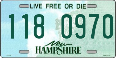 NH license plate 1180970