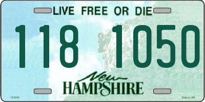NH license plate 1181050