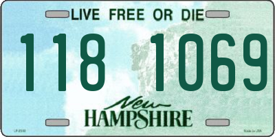 NH license plate 1181069