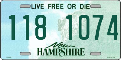 NH license plate 1181074