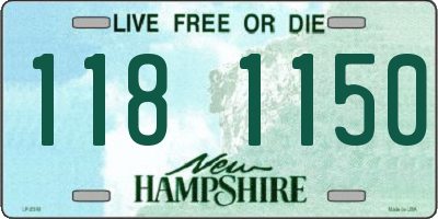 NH license plate 1181150