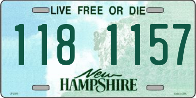 NH license plate 1181157
