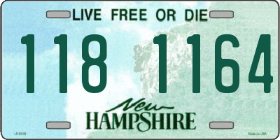 NH license plate 1181164