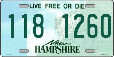 NH license plate 1181260