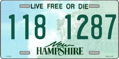NH license plate 1181287