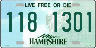 NH license plate 1181301