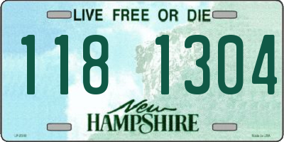 NH license plate 1181304