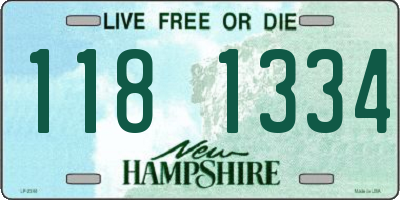 NH license plate 1181334