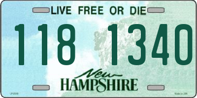 NH license plate 1181340