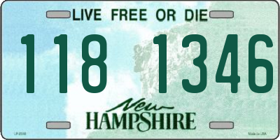 NH license plate 1181346
