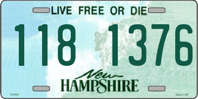 NH license plate 1181376