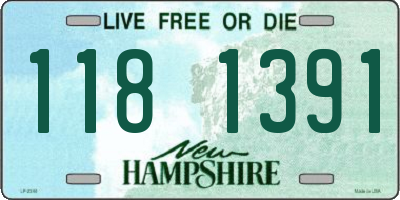 NH license plate 1181391
