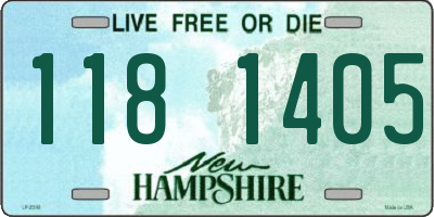 NH license plate 1181405