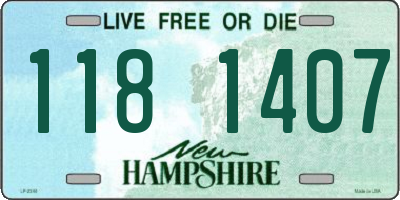 NH license plate 1181407