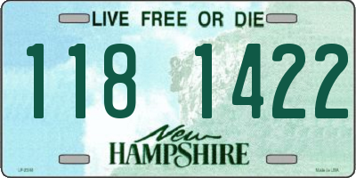 NH license plate 1181422