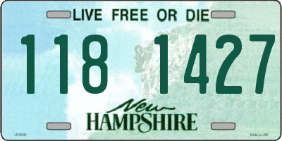 NH license plate 1181427