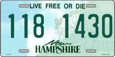 NH license plate 1181430