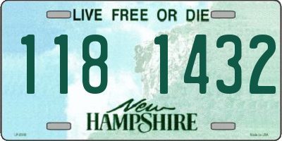 NH license plate 1181432