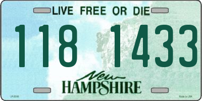 NH license plate 1181433