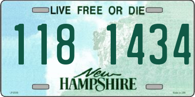 NH license plate 1181434