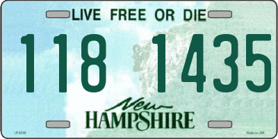 NH license plate 1181435