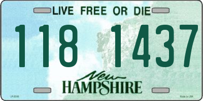 NH license plate 1181437