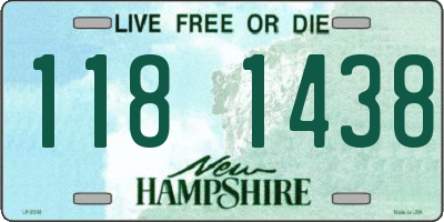 NH license plate 1181438