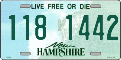 NH license plate 1181442