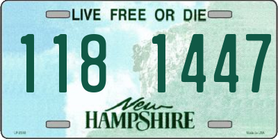 NH license plate 1181447