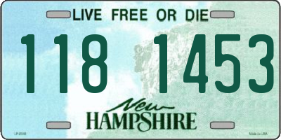 NH license plate 1181453