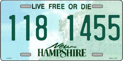 NH license plate 1181455